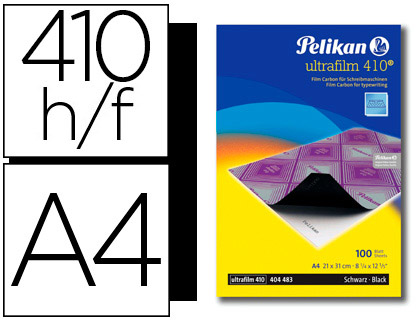 Papel carbón Pelikan Ultrafilm 410 Din A4 100h
