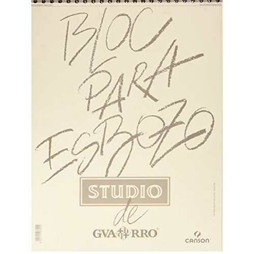 Canson Guarro Studio - Papel para esbozo A3, bloc espiral 15 hojas de 90 g/m² Canson Guarro Studio - Papel para esbozo A3, bloc espiral 15 hojas de 90 g/m²