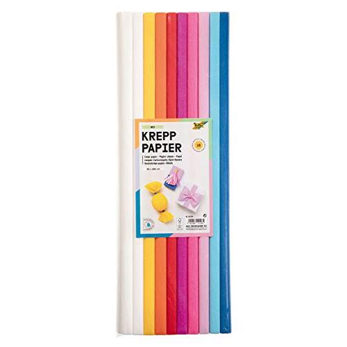 Pack 10 rollos de papel pinocho en colores surtidos, 50×250 cm, colores surtidos Pack 10 rollos de papel pinocho en colores surtidos, 50×250 cm, colores surtidos