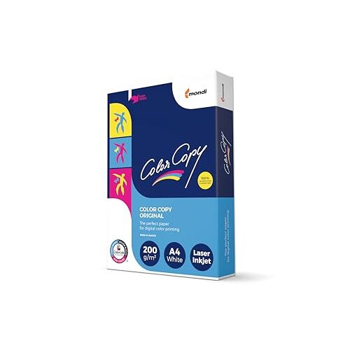 Paquete 250 h. papel satinado Mondi Color Copy, A4, 200 g/m² Paquete 250 h. papel satinado Mondi Color Copy, A4, 200 g/m²