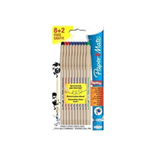 Paper Mate Replay - Bolígrafos borrables, pack de 10 unidades