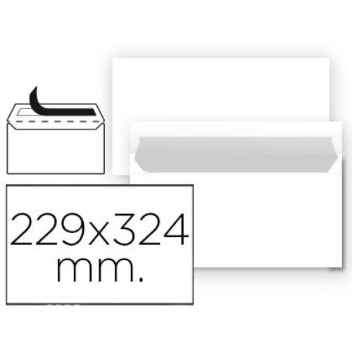 Paquete 25 Sobres C4 229x324 adhesivos blancos 90g SV Paquete 25 Sobres C4 229x324 adhesivos blancos 90g SV