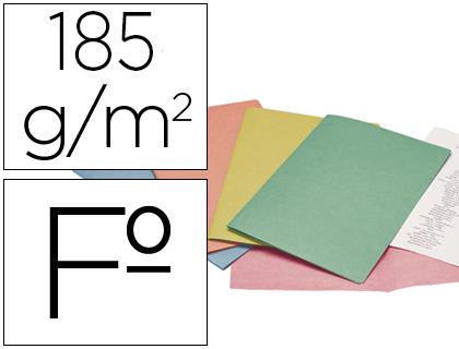Paquete 25 subcarpetas de colores pastel Liderpapel