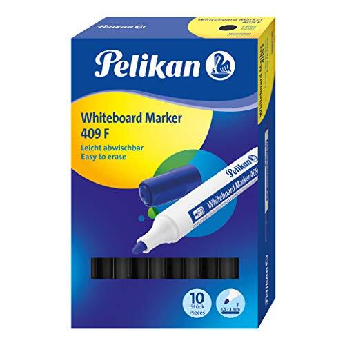 Pelikan Whiteboard Marker 409 F - Caja 10 rotuladores pizarra blanca, negros Pelikan Whiteboard Marker 409 F - Caja 10 rotuladores pizarra blanca, negros