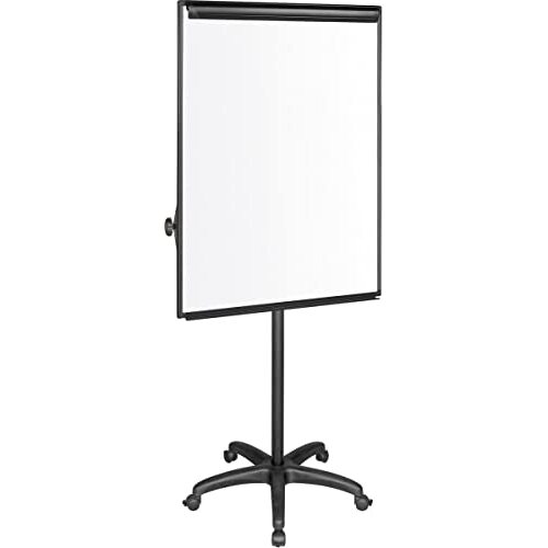 Pizarra blanca lacada portátil con ruedas, tablero 70×130 cm, escritura directa o bloc - Q-Connect, Pizarra blanca lacada portátil con ruedas, tablero 70×130 cm, escritura directa o bloc - Q-Connect,