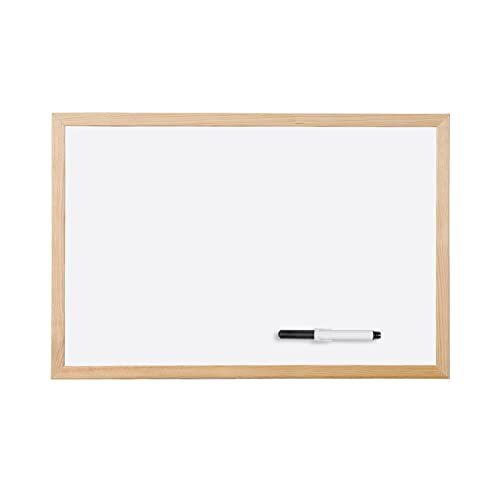 Pizarra blanca con marco de madera de pino - Bi-Office Budget Pizarra blanca con marco de madera de pino - Bi-Office Budget