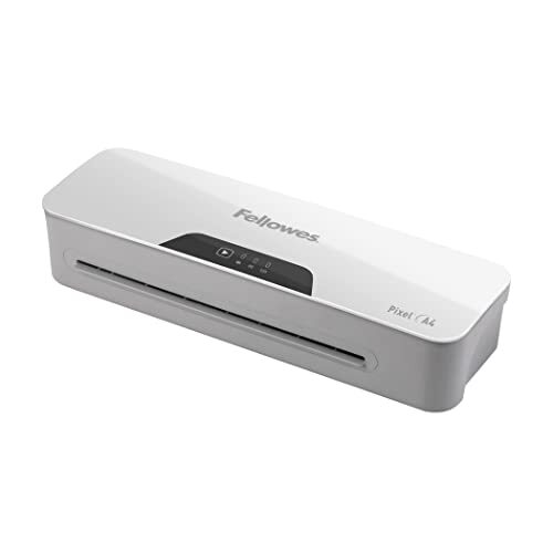 Fellowes Pixel A4 - Plastificadora doméstica, 125 micras, incluye 10 fundas Fellowes Pixel A4 - Plastificadora doméstica, 125 micras, incluye 10 fundas