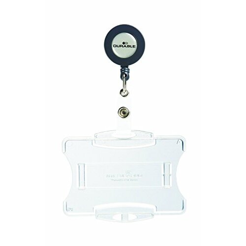 Durable - Pack 10 portaacreditaciones de 54×85 mm con cordón extensible Durable - Pack 10 portaacreditaciones de 54×85 mm con cordón extensible