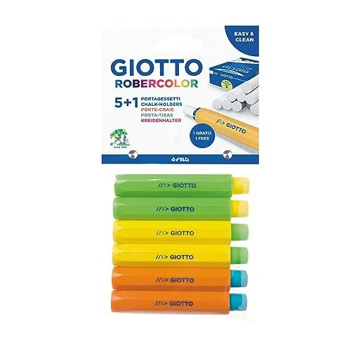 Fila Giotto Robercolor - Juego de 5+1 portatizas de plástico Fila Giotto Robercolor - Juego de 5+1 portatizas de plástico