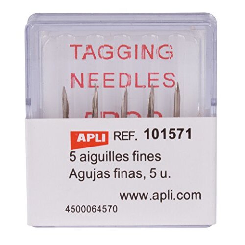 Pack de 5 agujas finas para etiquetadora textil - APLI 101571 Pack de 5 agujas finas para etiquetadora textil - APLI 101571