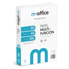 M-Office - Papel multifunción A3, 80 g/m², paquete 100 hojas