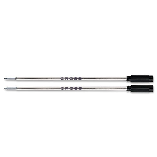 Pack 2 recambios Cross 8513, tinta negra Pack 2 recambios Cross 8513, tinta negra