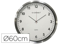 Reloj gigante de pared con marco cromado 60 cm