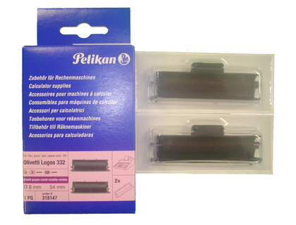 Rodillo violeta Pelikan para Olivetti Logos 300