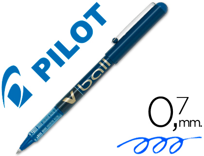 bolígrafo V7, azul