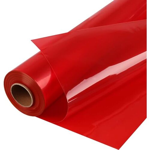 Rollo de papel celofán rojo, 30 m ×40 cm Rollo de papel celofán rojo, 30 m ×40 cm