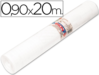  90 cm × 20 metros blanco