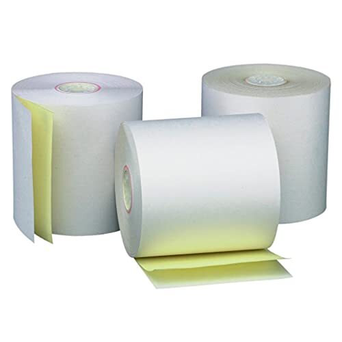 Fabrisa - Pack 10 rollos papel electra 2 copias, 57×65 mm, 24 m Fabrisa - Pack 10 rollos papel electra 2 copias, 57×65 mm, 24 m