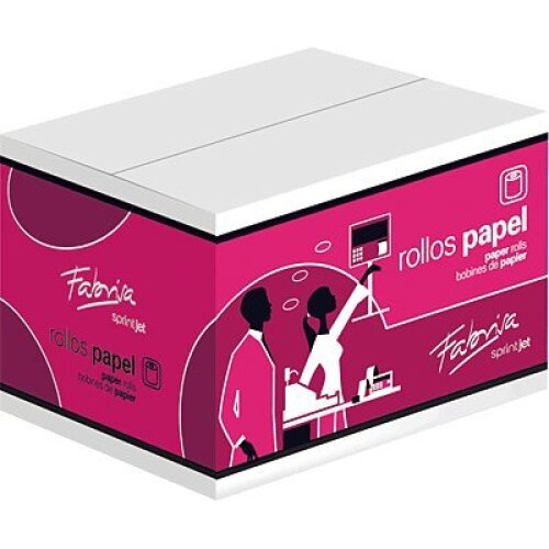 Fabrisa - Pack 10 rollos papel sumadora, electra, 44×70 mm Fabrisa - Pack 10 rollos papel sumadora, electra, 44×70 mm