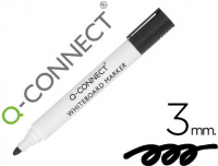 Rotulador de pizarra blanca Q-Connect 3 mm negro