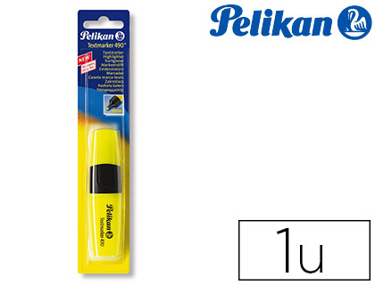 Rotulador marcatextos Pelikan Textmarker 490 amarillo fluorescente