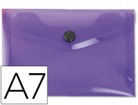 Sobre de polipropileno Din A7 Liderpapel violeta