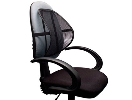 Soporte lumbar Q-Connect para respaldo de silla de oficina