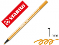 Stabilo Pen 68, rotulador naranja