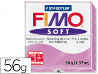 Pasta Fimo Soft de color violeta claro, ref 8020-62
