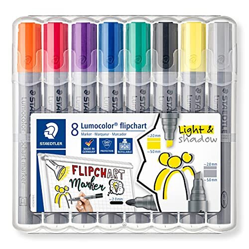 Rotuladores STAEDTLER 356 SWP8 Lumocolor Flipchart Markers