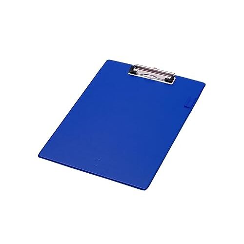 Tabla con pinza miniclip, con portabolígrafos lateral, color azul, A4 - Q-Conect Tabla con pinza miniclip, con portabolígrafos lateral, color azul, A4 - Q-Conect
