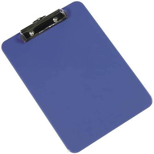 Tablero con pinza metálica A4 azul, 3 mm grosor - Q-Connect Tablero con pinza metálica A4 azul, 3 mm grosor - Q-Connect