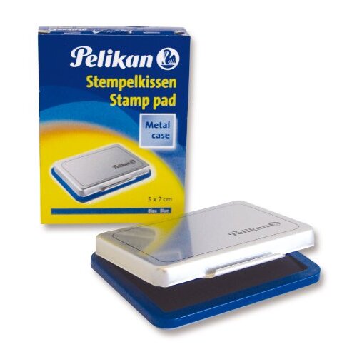 Pelikan - Tampón de tinta n.º 3 (50×70 mm), azul Pelikan - Tampón de tinta n.º 3 (50×70 mm), azul