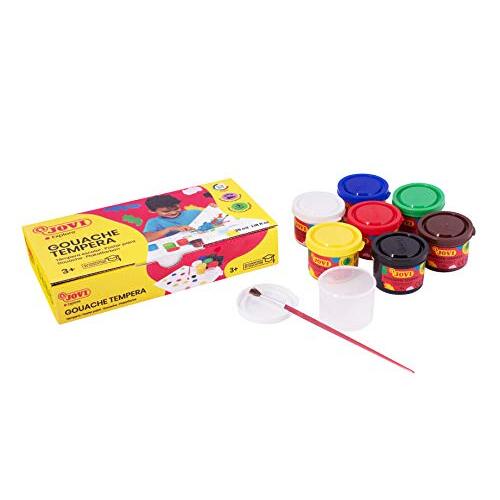 Témpera escolar secado rápido Jovi 35 ml, 7 colores surtidos Témpera escolar secado rápido Jovi 35 ml, 7 colores surtidos