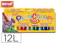 Témpera sólida Playcolor One 12 colores