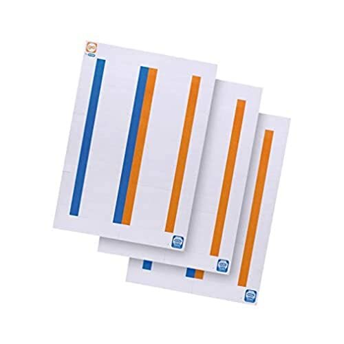 Elba - Pack 10 hojas con 38 tiras de papel para visores de carpetas colgantes Elba - Pack 10 hojas con 38 tiras de papel para visores de carpetas colgantes