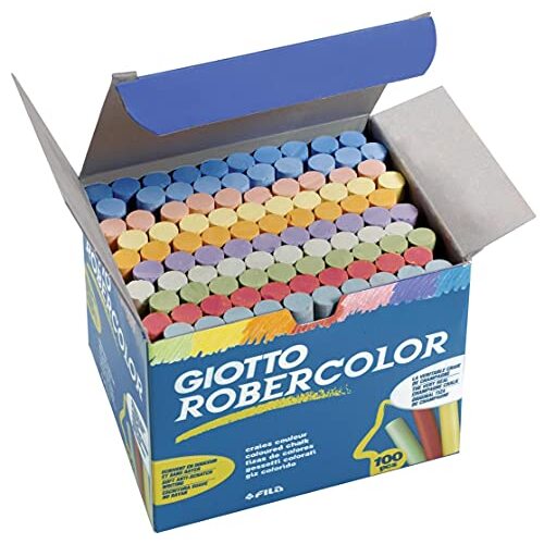 Fila Giotto Robercolor - Caja 100 tizas de colores Fila Giotto Robercolor - Caja 100 tizas de colores