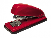 Grapadora Petrus 226 Classic roja, mecanismo y carcasa metálicos