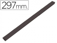 Lomeras de plástico negras A4 de 8 mm
