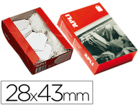 Caja 500 etiquetas colgantes Apli 391 de 28x43 mm
