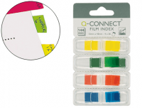Marcapáginas adhesivos en cuatro colores de 12.5x43 mm