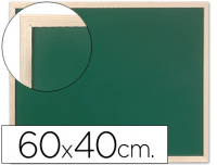 Pizarra verde con marco de madera 40x60cm