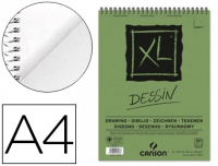 Papel de dibujo Canson XL Dessin A4 con 50h de 160 g/m² de grano ligero
