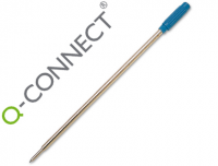 Recambio bolígrafo tipo cross Q-Connect azul