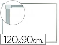 Pizarra blanca lacada Q-Connect con superficie magnética 120x90 cm