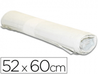 Rollo 20 bolsas basura blancas de 52x60 cm
