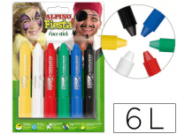 Maquillaje Alpino Fiesta Face Stick en 6 colores