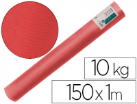 Bobina papel kraft liso 100x150 65g rojo