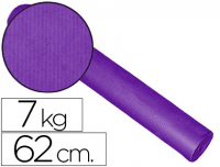 Papel kraft liso impresma 62 cm, lila, 7 kg