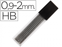 Minas rectangulares de grafito 2x0.9 mm HB (12 minas)